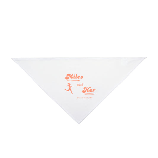 Miles with Her Pup Bandana