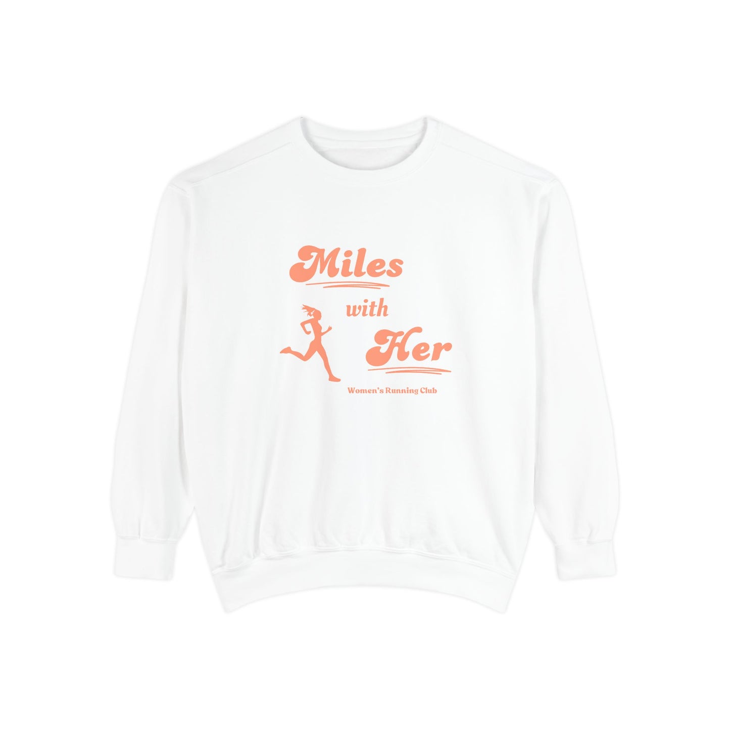 Miles with Her Comfort Colors Crew