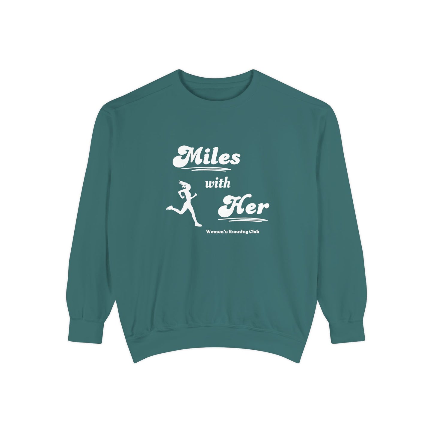 Miles with Her Comfort Colors Crew