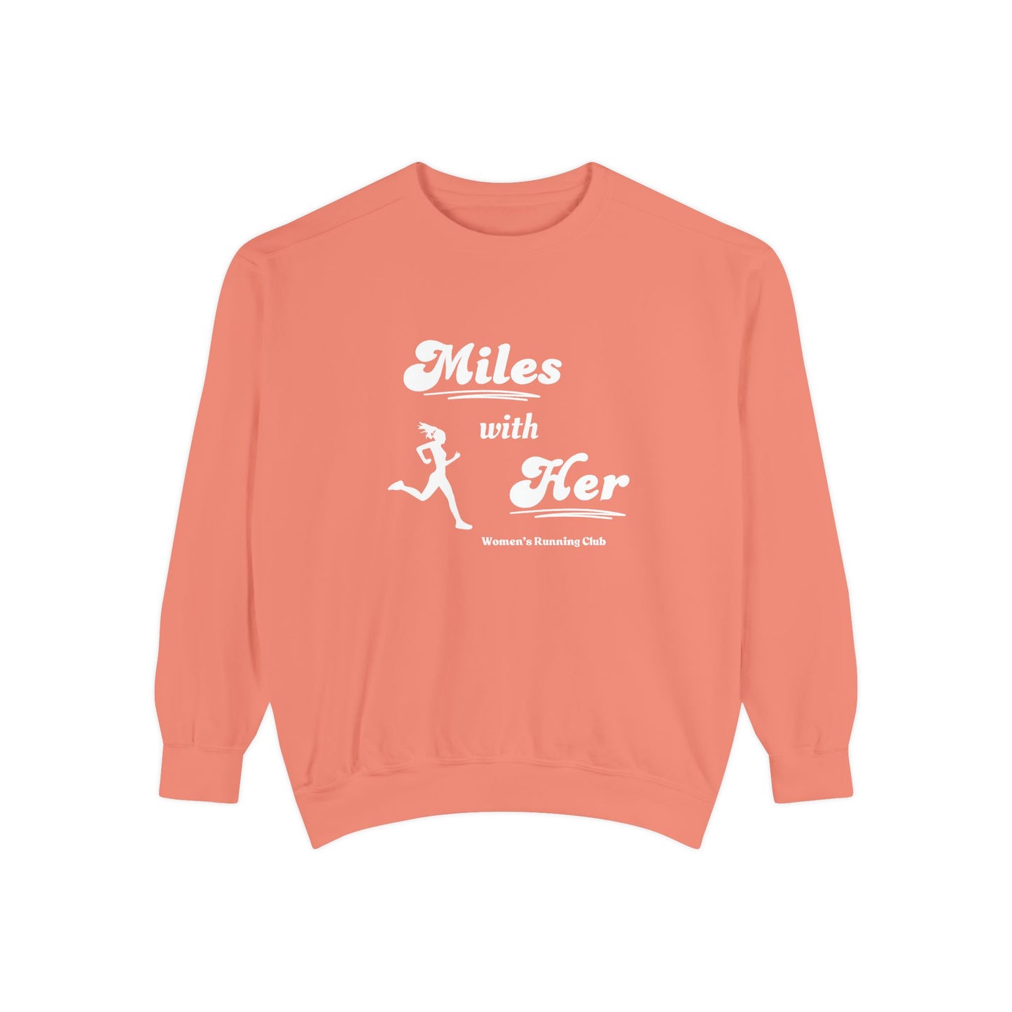 Miles with Her Comfort Colors Crew