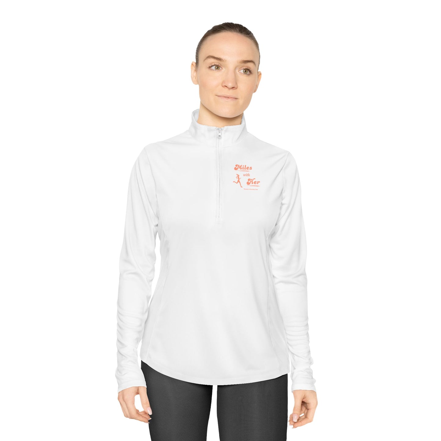 Miles with Her Moisture Wicking Quarter Zip