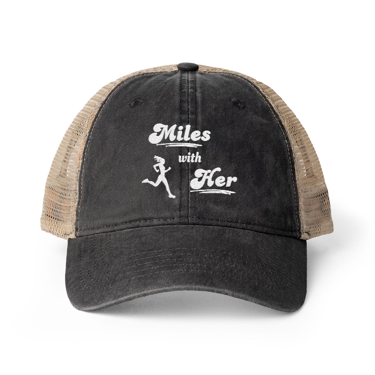 Miles with Her Mesh-Back Ponytail Hat