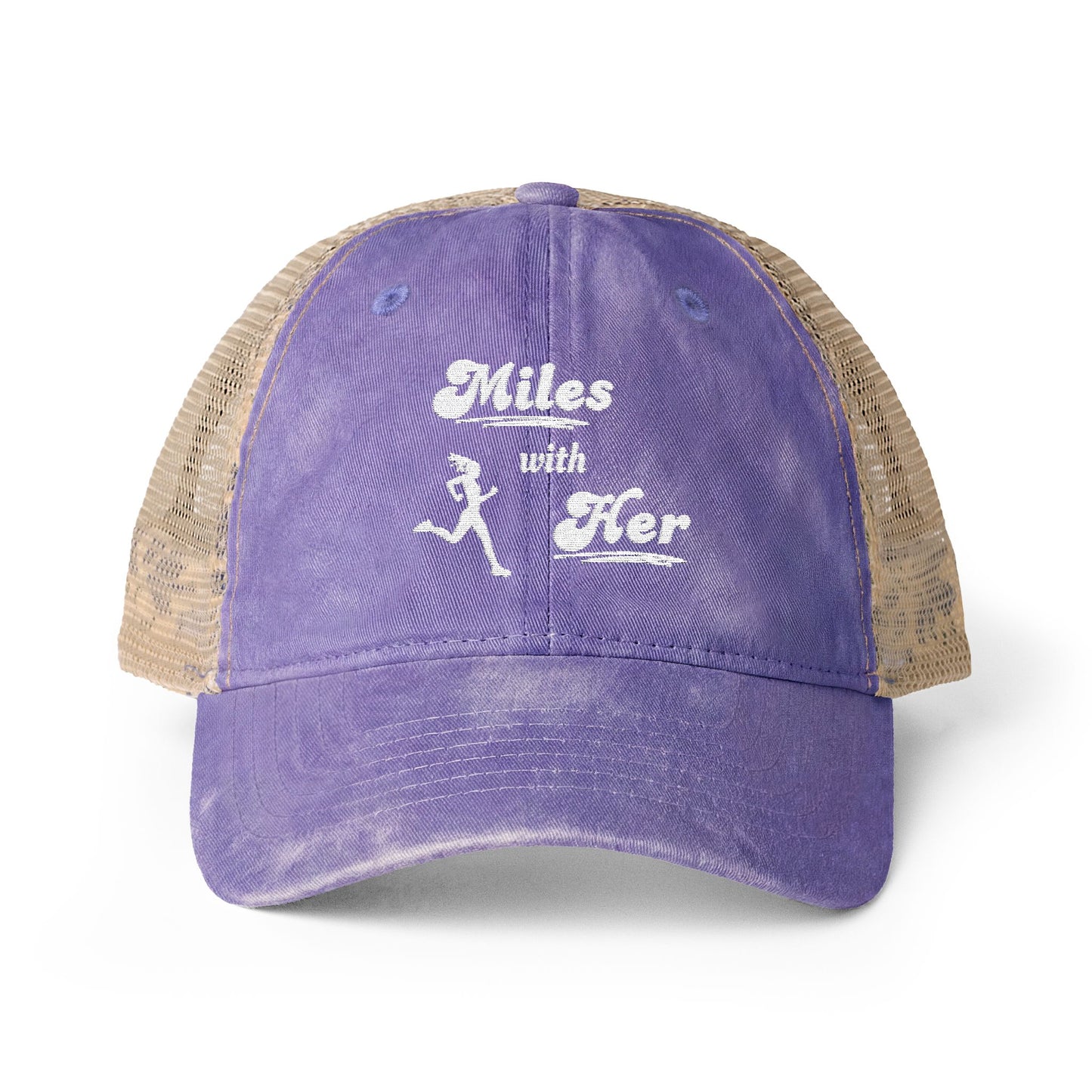 Miles with Her Mesh-Back Ponytail Hat
