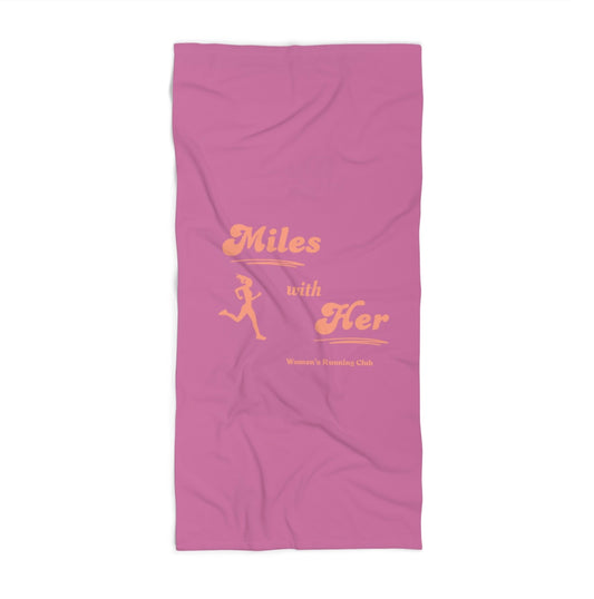 Miles with Her Sweat Towel