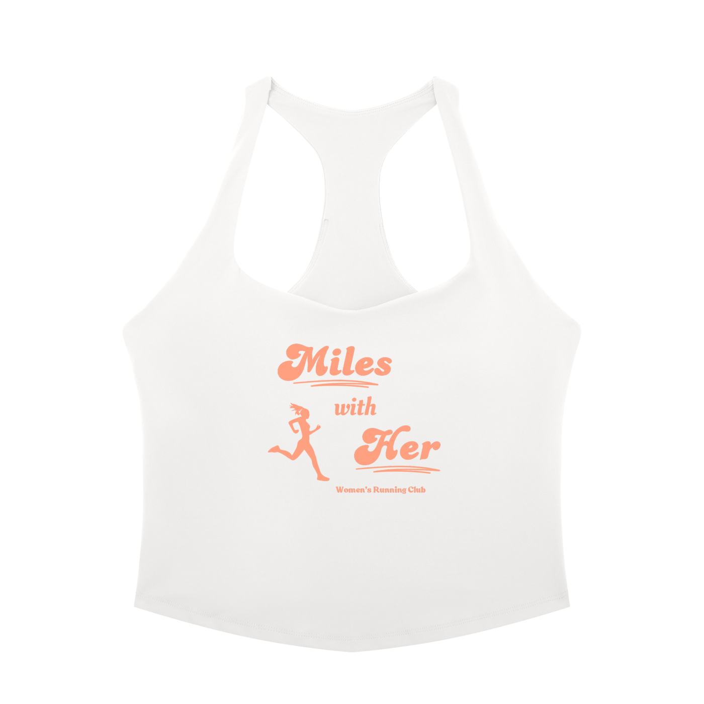 Flow State Crop Tank — White