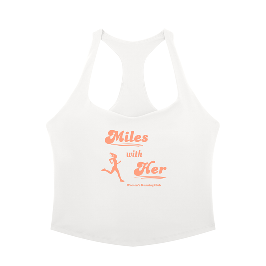 Flow State Crop Tank — White