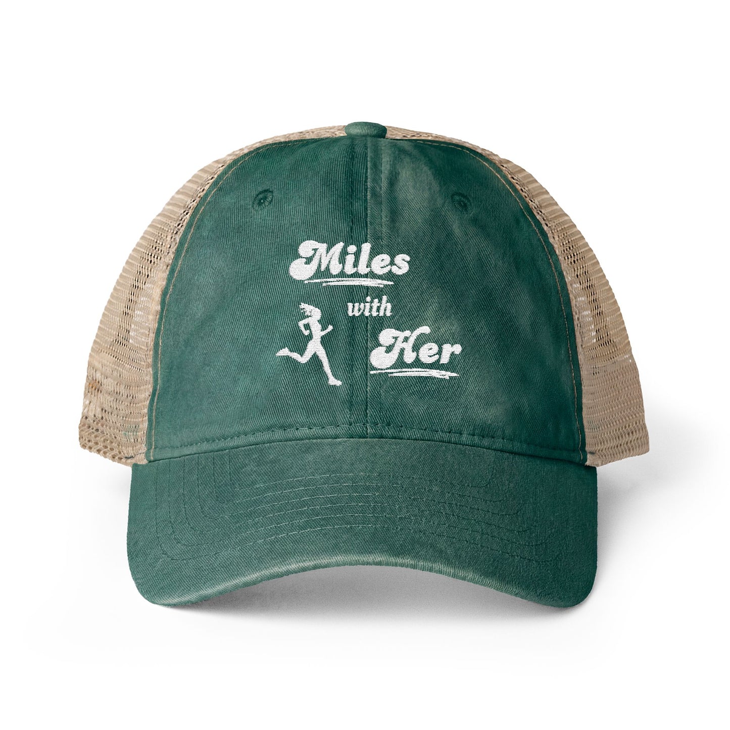 Miles with Her Mesh-Back Ponytail Hat