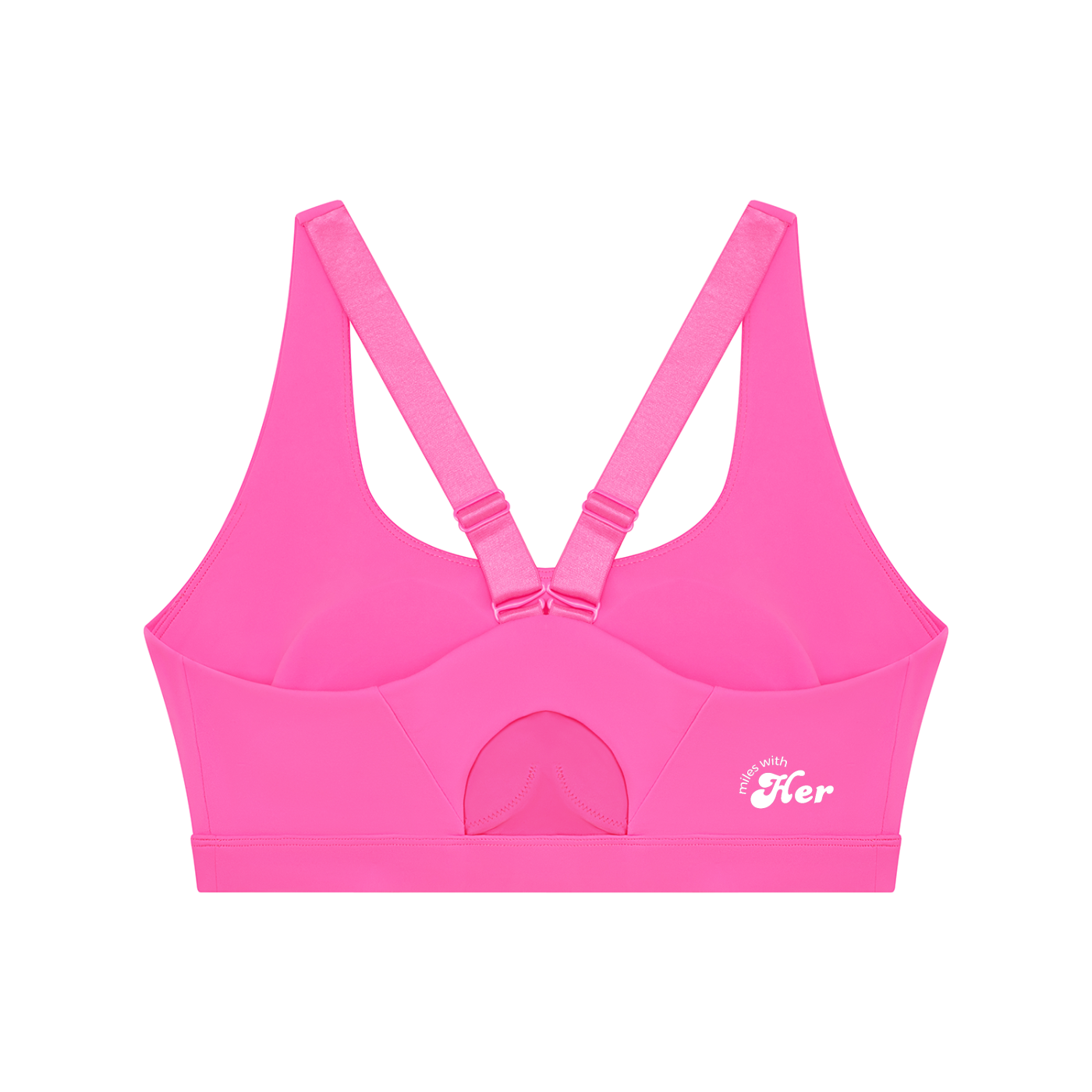 Mile One Sports Bra — Pink