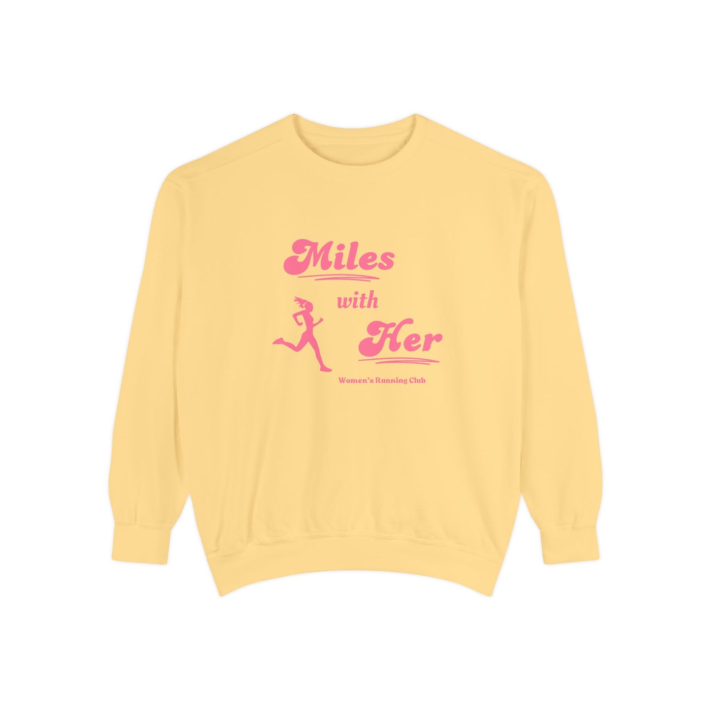 Miles with Her Comfort Colors Crew