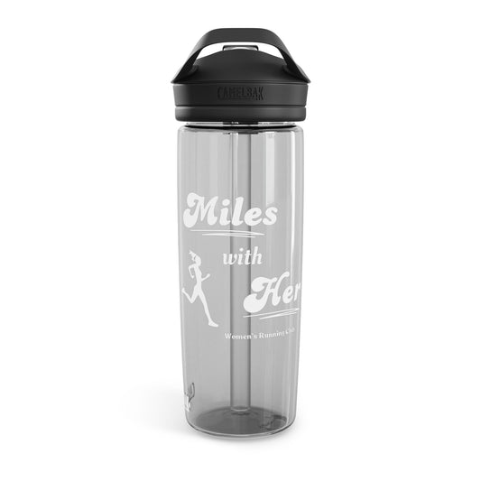 Miles with Her CamelBak Eddy Water Bottle
