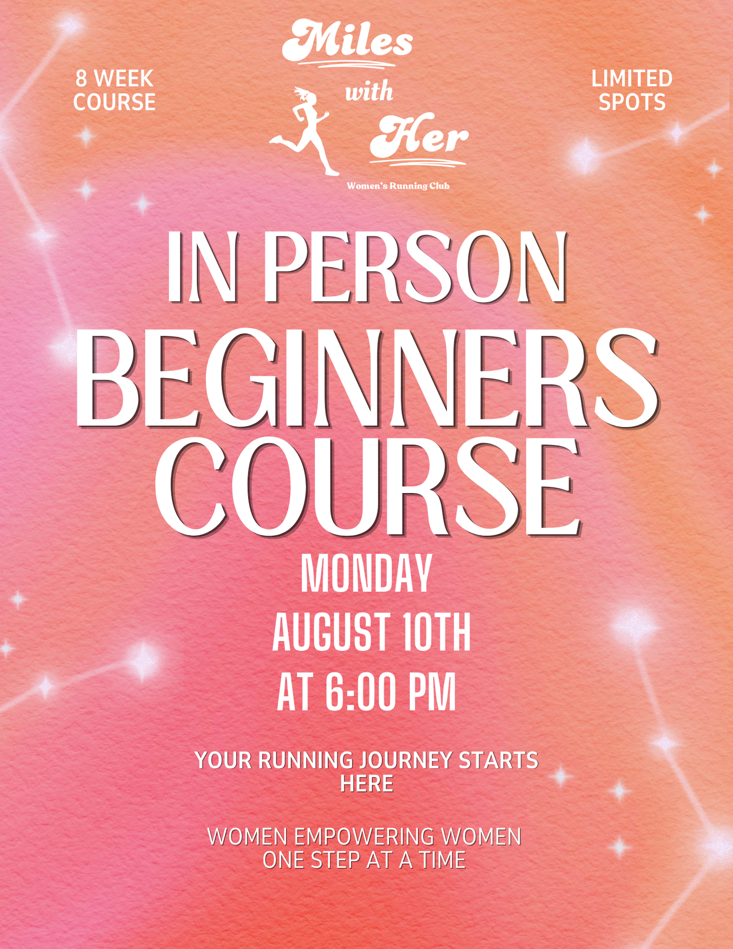 Miles with Her In-Person Beginners Course
