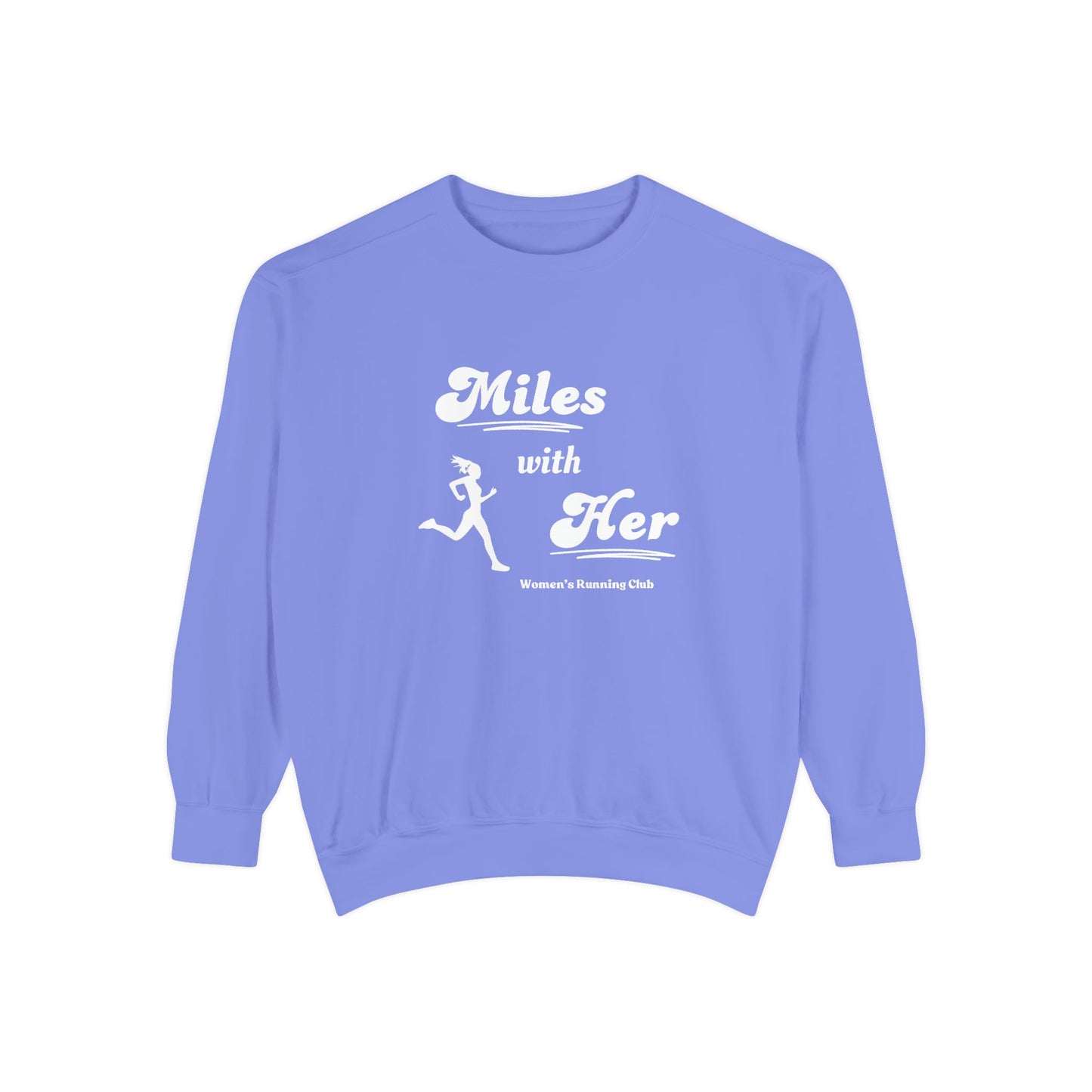 Miles with Her Comfort Colors Crew