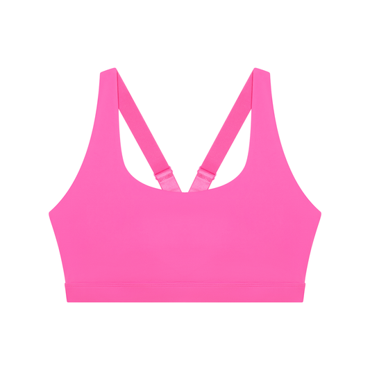 Mile One Sports Bra — Pink
