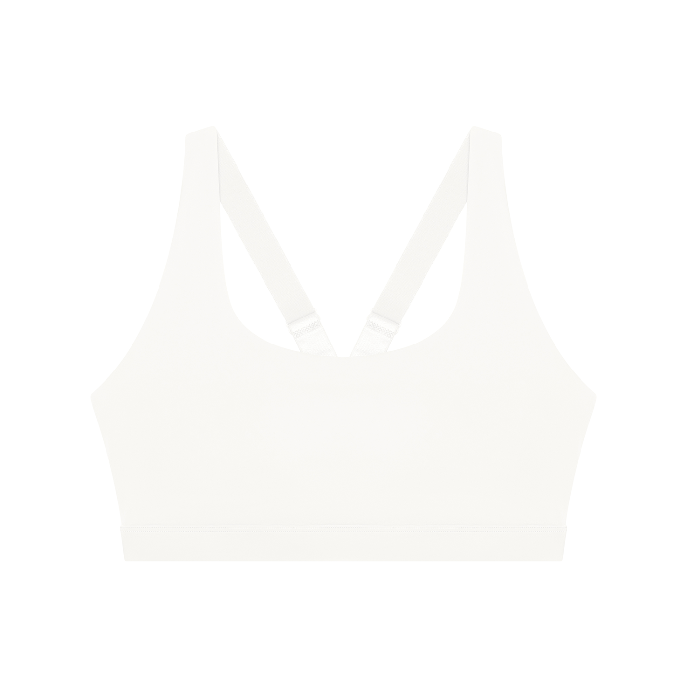 Mile One Sports Bra — White