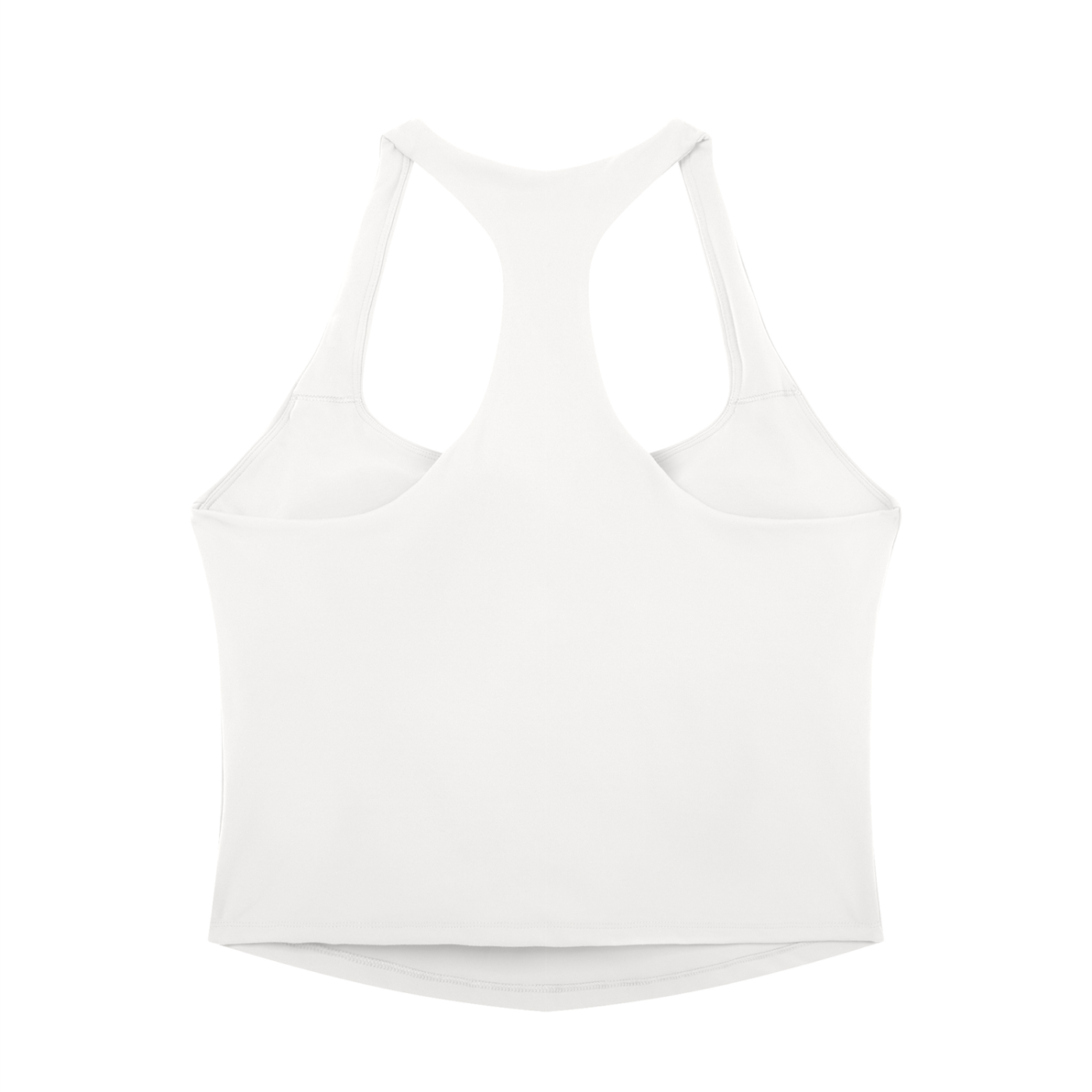 Flow State Crop Tank — White